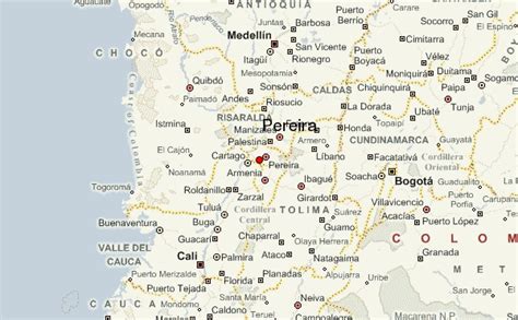 pereira risaralda colombia map